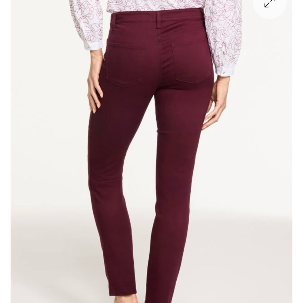 Talbots Deep Burgundy High Waisted Jegging Ankle